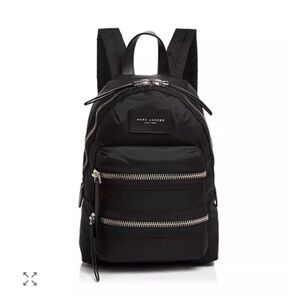 Marc Jacobs Black Nylon Biker Mini Backpack